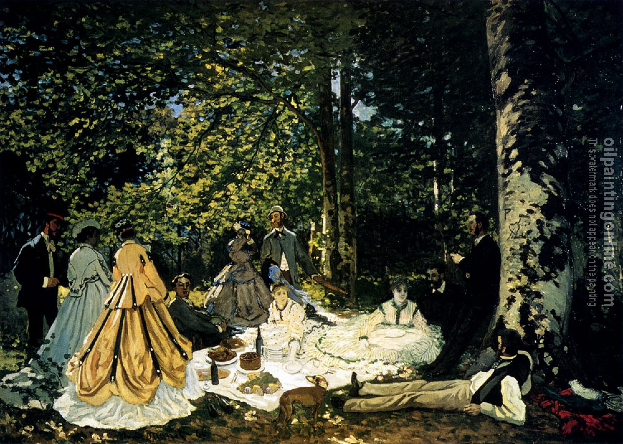 Monet, Claude Oscar - Dejeuner Sur L'Herbe A Chailly
